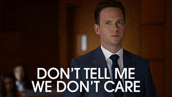 mike ross care GIF by Suits