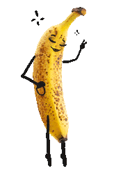 Earth Banana Sticker by Munch.hu