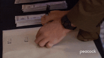 Dwight is Really Nervous