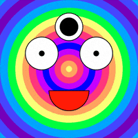 Third Eye Smile GIF by Jen Stark
