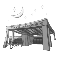 Berkshire Grayscale Sticker by UMass Amherst