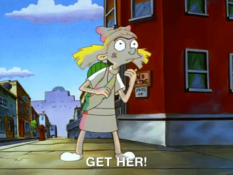 hey arnold nicksplat GIF