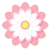 Rainbow Flower Sticker