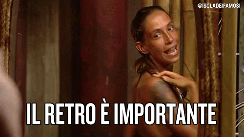 isola 12 il retro Ã¨ importante GIF by Isola dei Famosi