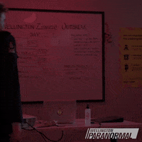 Parker Hello GIF by Wellington Paranormal