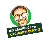 MikeMorrice green mike kitchener vote green Sticker