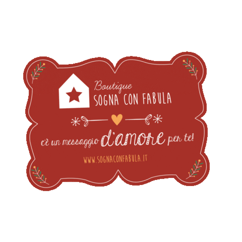 Christmas Love Sticker by Sogna con Fabula