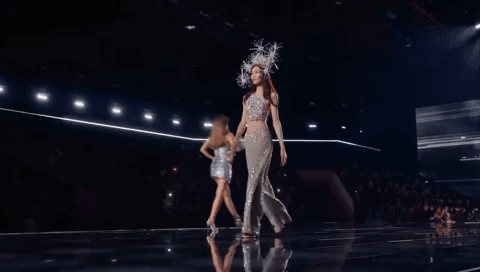 Ян Ми посетила показ Victoria's Secret, а Лю Вэнь вышла на подиум