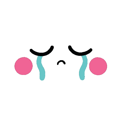 Sad Face Sticker