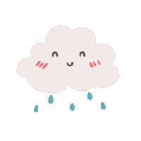 Raining Rainy Day Sticker by Lavi - A Day To Make