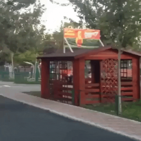 GifVif giphyupload he just fly over the shack GIF