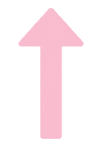 Pink Arrow Sticker by Nice Branding Agency