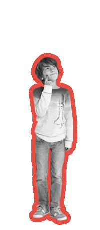 kosmos_experimentieren kind frage junge fragezeichen Sticker