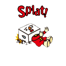 Splat Pain Sticker by In.decide