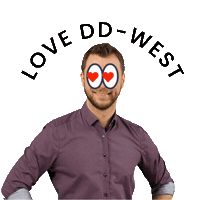 Dresden Love Sticker by Felix Hitzig