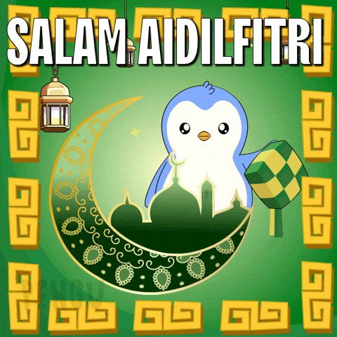 Pray Eid Al Fitr GIF by Pudgy Penguins