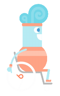 Cystic Fibrosis Wheelchair Sticker by Beam Feel Good