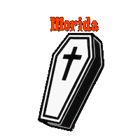 egatelier dead goth coffin muerta Sticker