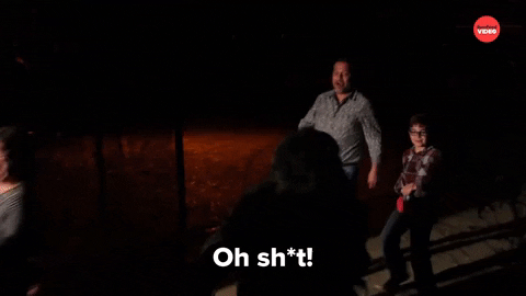 Scared Haunted House GIF by BuzzFeed