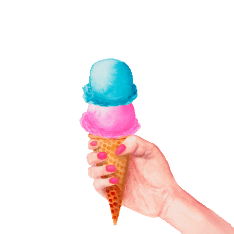 Happy Ice Cream Sticker by Color Snack Creative Studio