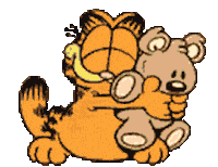 Garfield Hug Sticker