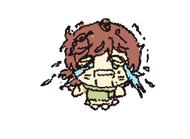 bubblexwy hi cry adorable oc Sticker