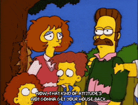 homer simpson todd flanders GIF