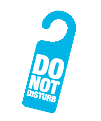 Knock Do Not Disturb Sticker by Vibe Hotel Singapore