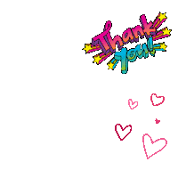 Heart Thank You Sticker