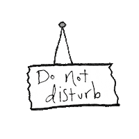 Do Not Disturb Sticker