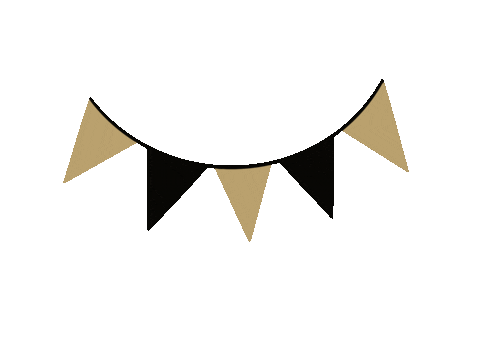 Gold Effects Sticker by Anderson University