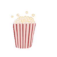 Pop Corn Netflix Sticker