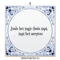 Humor Comfort Sticker by Tegelspreuken.nl