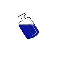 Poulpou_ bottle bouteille swann coule Sticker