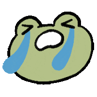 Sad Cry Sticker