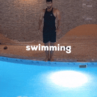 Saudi Swimming GIF
