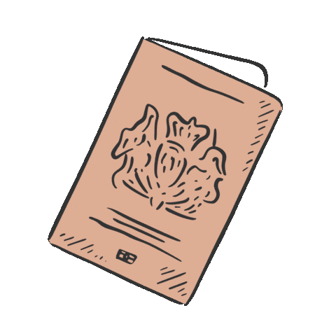 Illustration Passport Sticker by DWD Travel