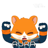 Aura Glowing Sticker by Hamieverse