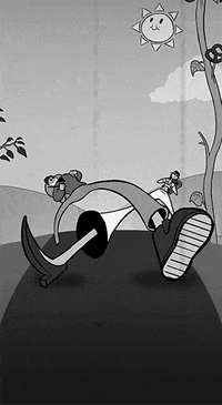 Black And White Art GIF by Shilstone Arts