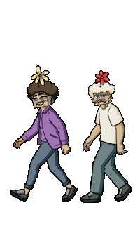 bangboxirmindblow run walking bang boxir Sticker