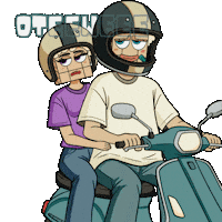 bangboxirmindblow bike scooter otw bang boxir Sticker