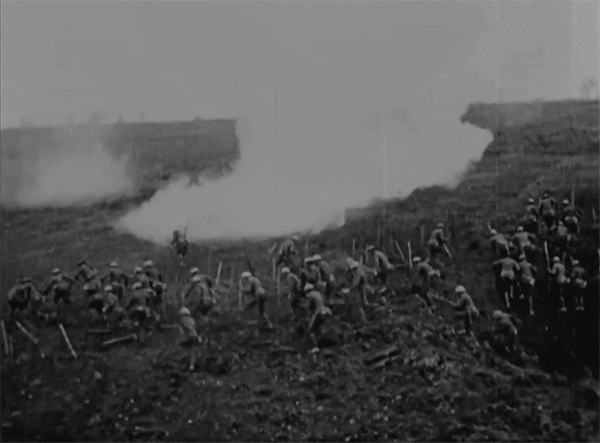 over the top charge GIF by US National Archives
