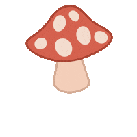 Mushroom Bouncing Sticker