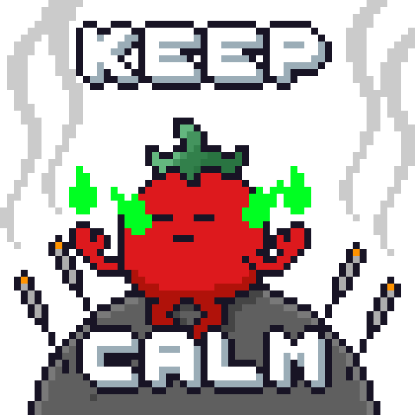 Relax Breathe Sticker by Potatoz by 9GAG