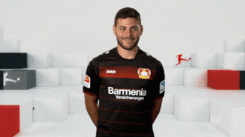 bayer leverkusen smiling GIF by Bundesliga