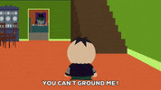 grounding butters stotch GIF by South Park 