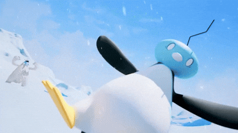 Fall Penguin GIF by Pokémon