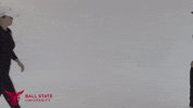 High Five Lets Go GIF by Ball State University