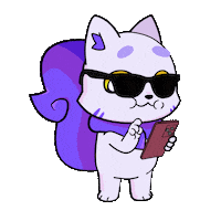 Swipe Waiting Sticker by Lucky Kat Studios