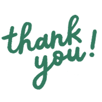 Thanks Thank You Sticker by Summorie